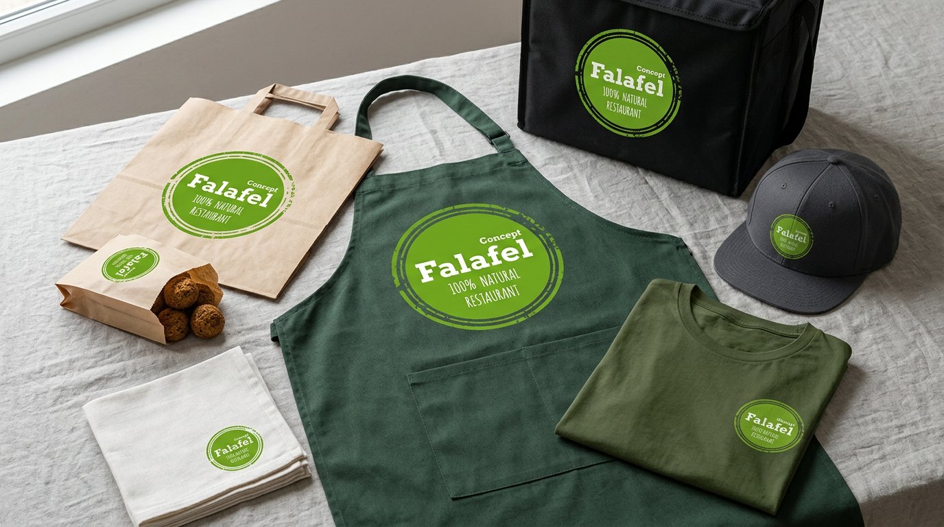 Falafel Concept Brand Identity — Restaurant Brand Design