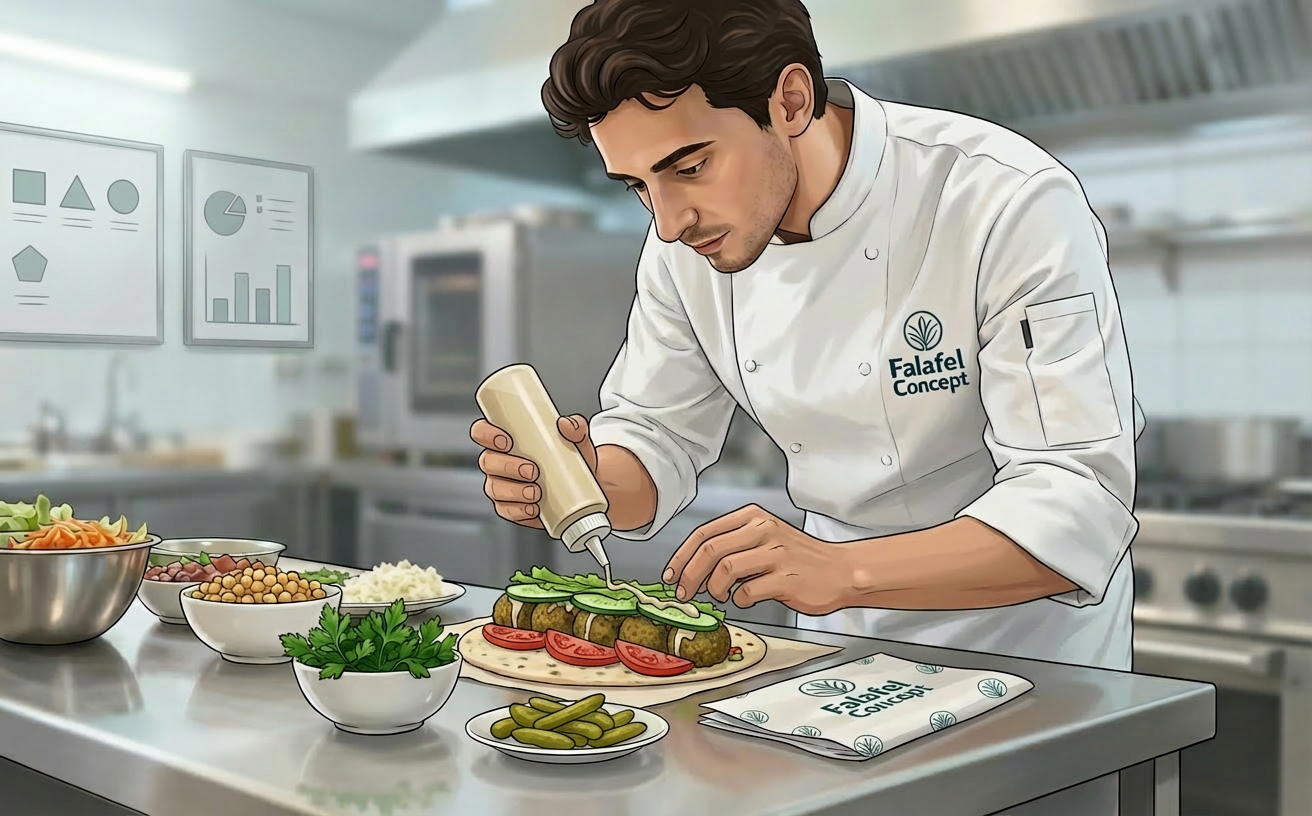Falafel Concept — Build Your Own Healthy Fast Food Brand